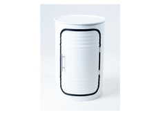 Журнальный столик-бочка pro white (starbarrel) белый 68 см.