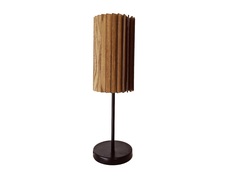 Настольный светильник rotor table lamp (woodled) коричневый 14x47 см.