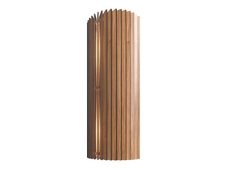 Настенный светильник rotor wall lamp vertical (woodled) коричневый 18x45x11 см.