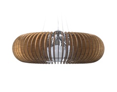 Потолочный светильник galactic sputnik ceiling lamp l (woodled) коричневый 22 см.