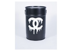 Журнальный столик-бочка (starbarrel) черный 56 см.