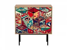 Тумба boho color (ogogo) мультиколор 84x90x40 см.