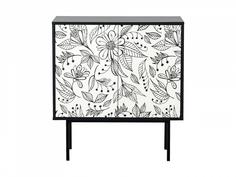 Тумба boho color (ogogo) черный 84x90x40 см.