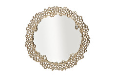 Зеркало декоративное соты (garda decor) золотой 89x89x2 см.