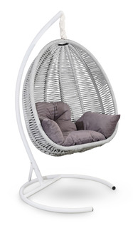 Подвесное кресло marbella (лаура) серый 110x195x110 см. Laura