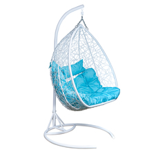 Подвесное двухместное кресло гаити (leset) белый 130x230x118 см.