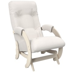 Кресло-глайдер oxford-68 (комфорт) белый 55x100x88 см. Komfort