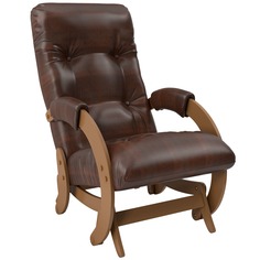 Кресло-глайдер oxford-68 (комфорт) коричневый 55x100x88 см. Komfort