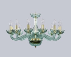 Люстра birusa-m (bohemia ivele crystal) бирюзовый 40 см.