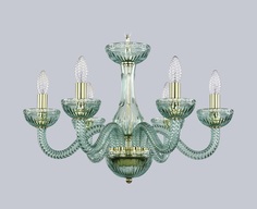 Люстра birusa m-1g (bohemia ivele crystal) бирюзовый 36 см.