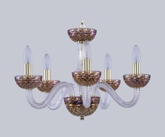 Люстра ive (bohemia ivele crystal) коричневый 33 см.