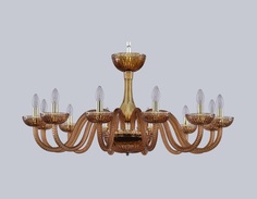 Люстра amber m-1g (bohemia ivele crystal) коричневый 47 см.