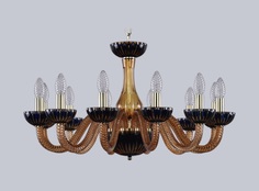Люстра amber blue h-1nk (bohemia ivele crystal) коричневый 40 см.
