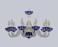 Люстра clear blue cl (bohemia ivele crystal) синий 40 см.