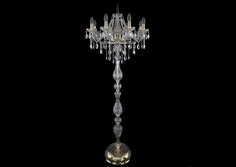 Торшер ivele 200-160g (bohemia ivele crystal) серебристый 160 см.