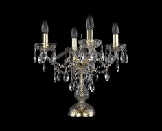 Настольная лампа niki 39g (bohemia ivele crystal) золотой 39 см.