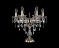 Настольная лампа niki+ (bohemia ivele crystal) золотой 39 см.