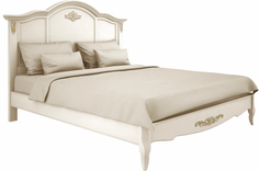 Кровать gold wood h140 (la neige) белый 157.0x210.5x129.0 см.