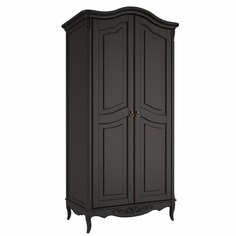 Шкаф black wood 2 (la neige) черный 107.0x66.0x223.0 см.