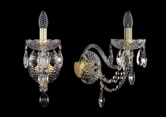 Бра art classic gold 1 (bohemia art classic) золотой 12x32x28 см.