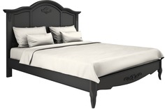 Кровать black wood n140 (la neige) черный 157.0x210.5x129.0 см.