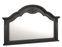 Зеркало к комоду black wood (la neige) черный 138.0x8.0x85.0 см.
