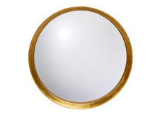 Зеркало декоративное настенное «хогард голд» (версия l) (fish-eye) (object desire) золотой 6 см.