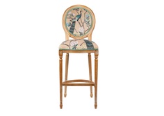 Барный стул «императорский павлин» (object desire) мультиколор 45x126x46 см.