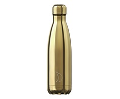 Термос chrome gold (chilly s bottles) золотой 7x26x7 см.