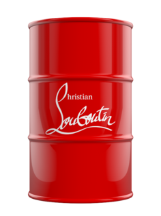 Журнальный столик-бочка louboutin (starbarrel) красный 38x55x38 см.