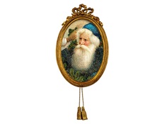 Репродукция старинной рождественской гравюры в раме «жаклин» (object desire) мультиколор 11x19x2 см.