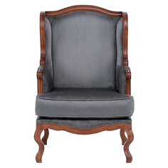 Кресло «french anthracite» (object desire) серый 67x107x68 см.