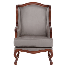 Кресло «french grey» (object desire) серый 67x107x68 см.