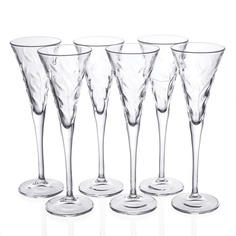 Набор фужеров laurus 120 мл (rcr) прозрачный 23x31 см.