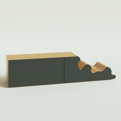 Тумба каньон (odingeniy) зеленый 175x40x40 см.
