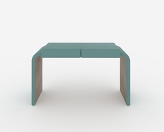 Рабочий стол небо (odingeniy) бирюзовый 140x75x45 см.