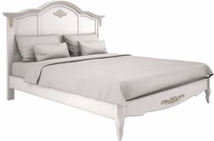 Кровать white wood n160 (la neige) белый 179.0x210.5x129.0 см.