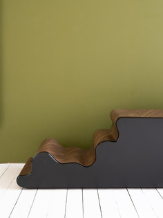 Тумба каньон (odingeniy) черный 175x40x40 см.