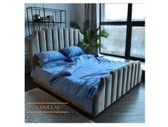 Комплект постельного белья курортное небо stonewash (vanillas home) голубой 200x220 см.