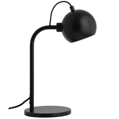 Лампа настольная ball (frandsen) черный 16x34x24 см.