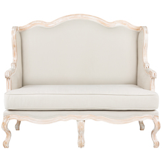 Диван двухместный «клермон» light beige (object desire) бежевый 132x115x64 см.
