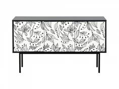 Тумба малая boho color (ogogo) черный 124x71x40 см.