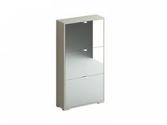 Шкаф для обуви reggy (ogogo) серый 60x112x20 см.