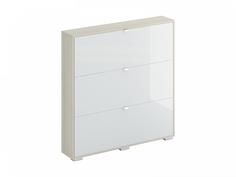 Шкаф для обуви wide (ogogo) белый 112x112x20 см.