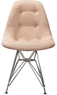 Стул eames (r-home) бежевый 46x83x54 см.