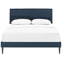 Кровать plain (icon designe) синий 205x120x210 см.