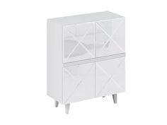Шкаф kristal (ogogo) белый 97x117x44 см.