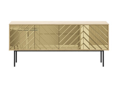 Тумба boho (ogogo) золотой 164x71x40 см.
