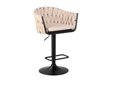 Стул барный leon (dobrin) бежевый 55x89x49 см.