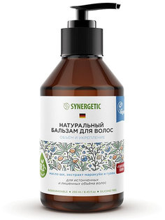 Бальзам для истонченных волос Synergetic Объём и укрепление волос 250ml 4607971452577